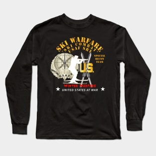 USAF Special Recon Team - Ski Warfare - Ski Combat - Winter Warfare X 300 Long Sleeve T-Shirt